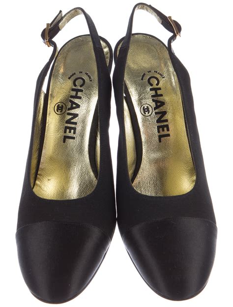 chanel cap toe ballerina|chanel cap toe slingback pumps.